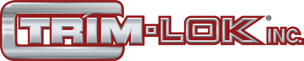 Red Chrome Trim-Lok Logo with Registered Trademark Red Chrome Trim-Lok Logo with Registered Trademark